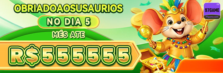 97game — módulo dedicado a promoções ativas, com hierarquia visual clara, pensado para aproximar o jogador de campanhas